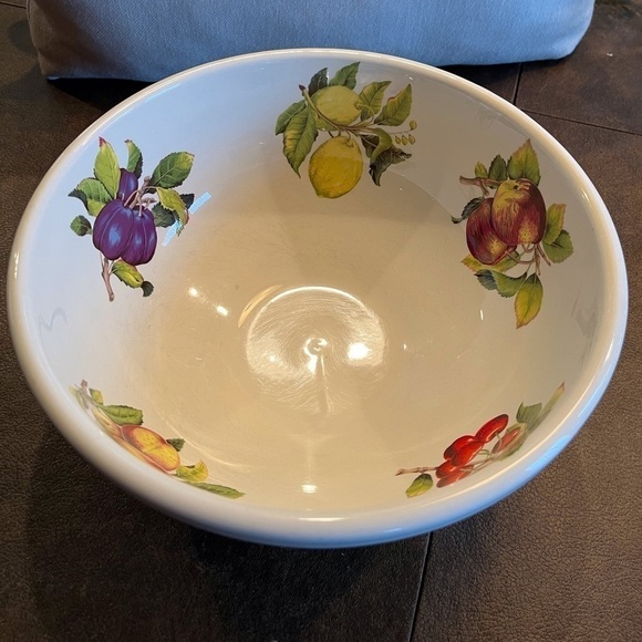 Large Portmeirion Bowl Stoke on Trent Fruit Pattern - Picture 10 of 10